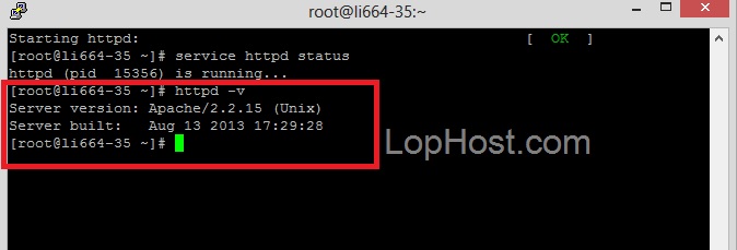 patologisk Utrolig satellit How to find Apache version installed on server - LopHost