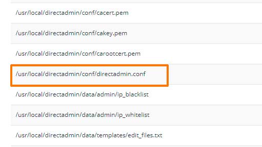 directadmin-configuration-file